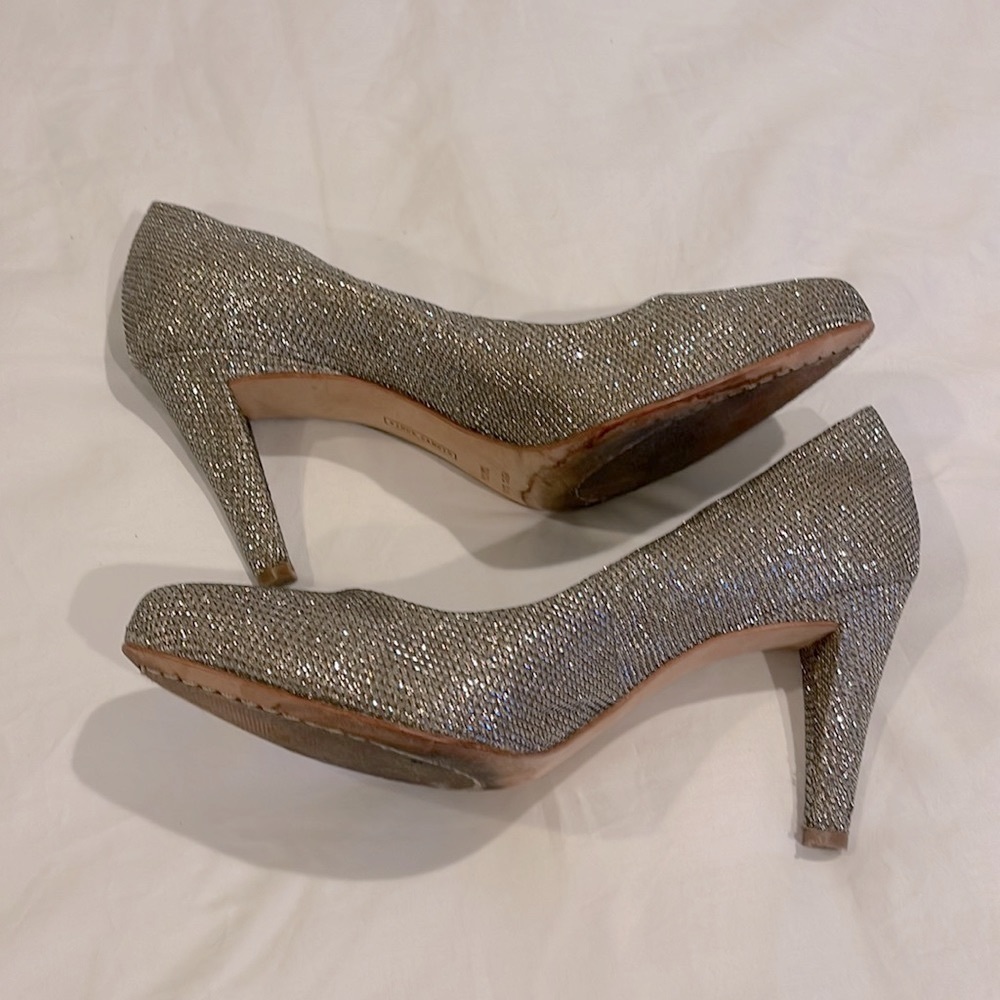 Vince Camuto Silver Vero Cuoio Heels